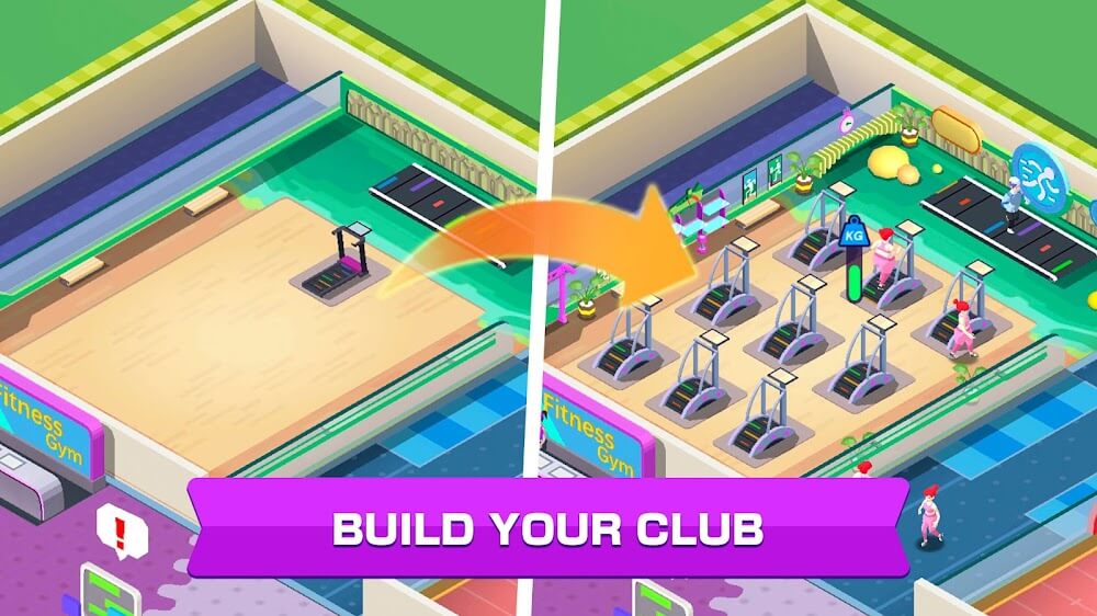 Fitness Club Tycoon Mod Скриншот 2