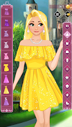 Golden princess dress up game Capture d'écran 2