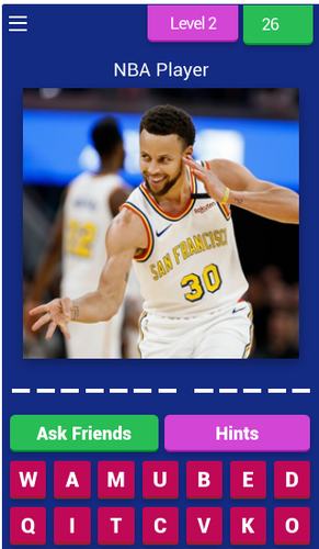 Guess The Basketball Player - NBA Quiz Скриншот 2