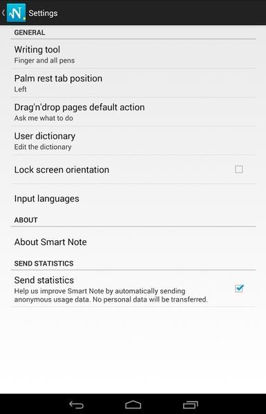 MyScript Smart Note Captura de pantalla 3