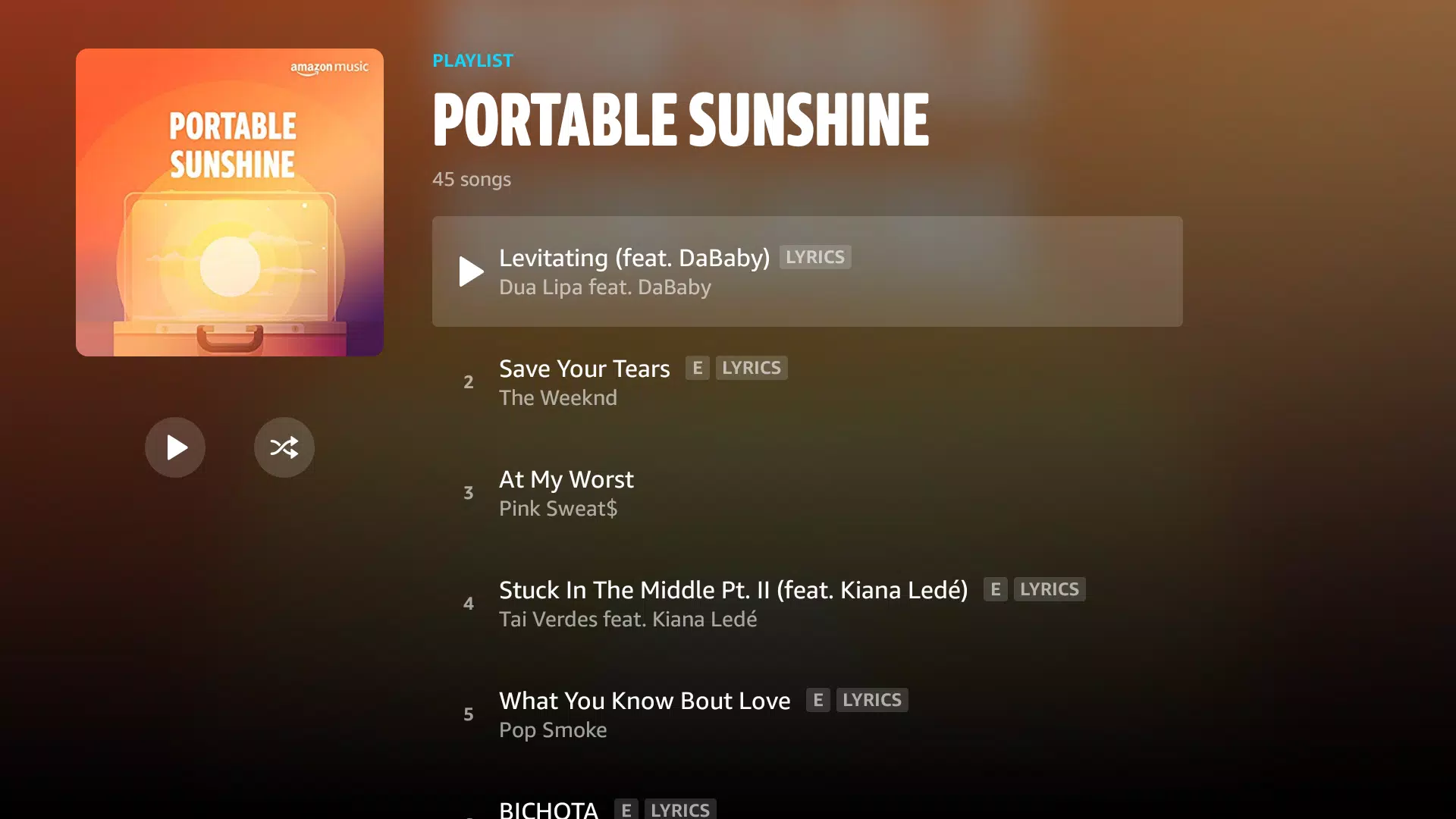 Amazon Music Screenshot 1