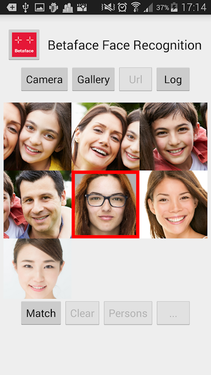 Betaface Face Recognition 스크린샷 1