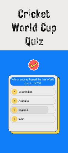 Cricket WorldCup: QuizMaster應用截圖第3張