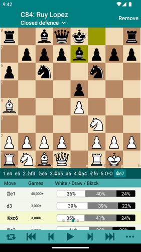 Chess Opener Lite Captura de pantalla 1