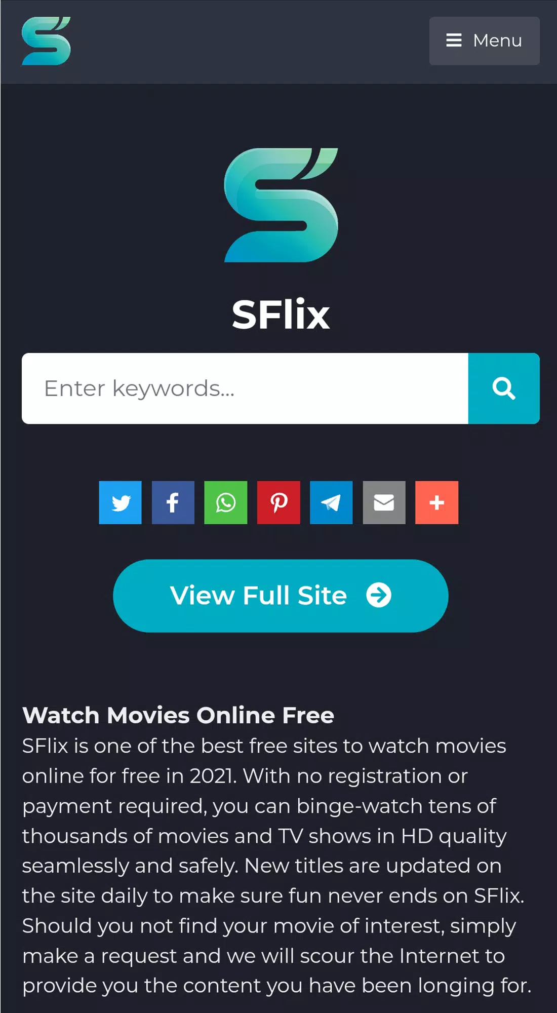 SFlix for Movies and Series应用截图第1张