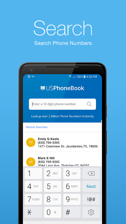 USPhoneBook應用截圖第1張