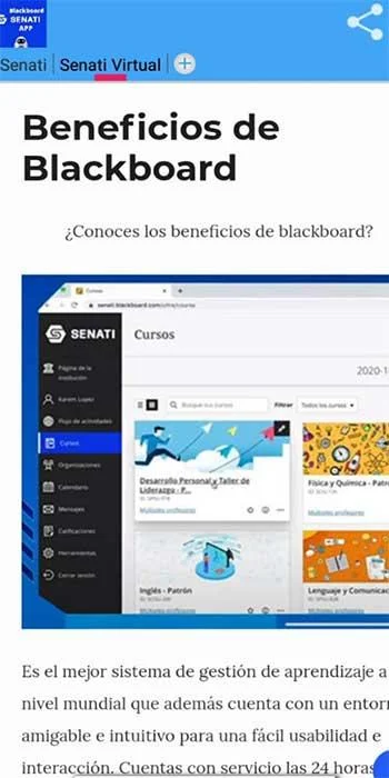 Senati Blackboard应用截图第1张