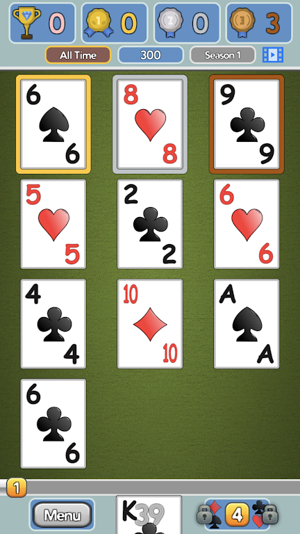 One Stack Solitaire: Free Card Game應用截圖第3張