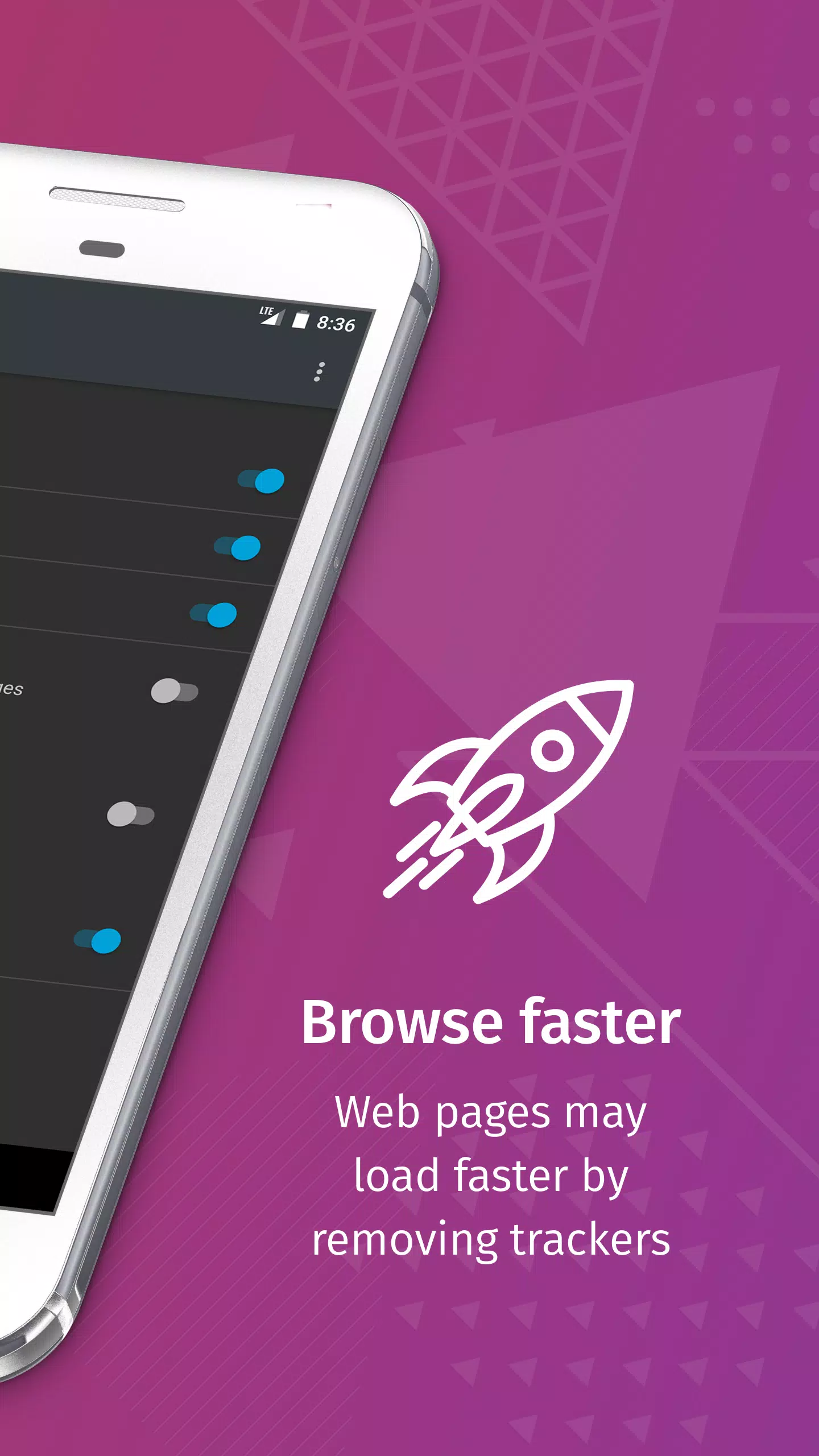 Firefox Klar Browser स्क्रीनशॉट 2