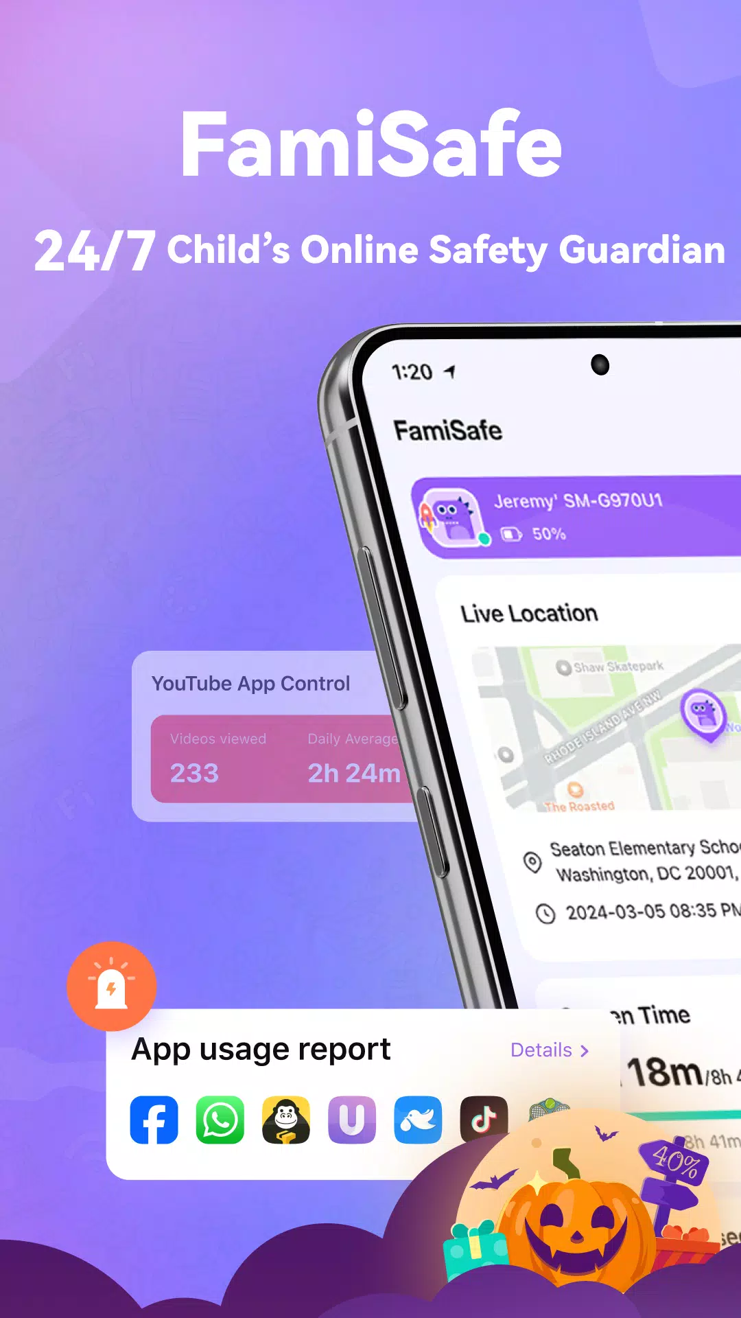 Parental Control App- FamiSafe應用截圖第1張