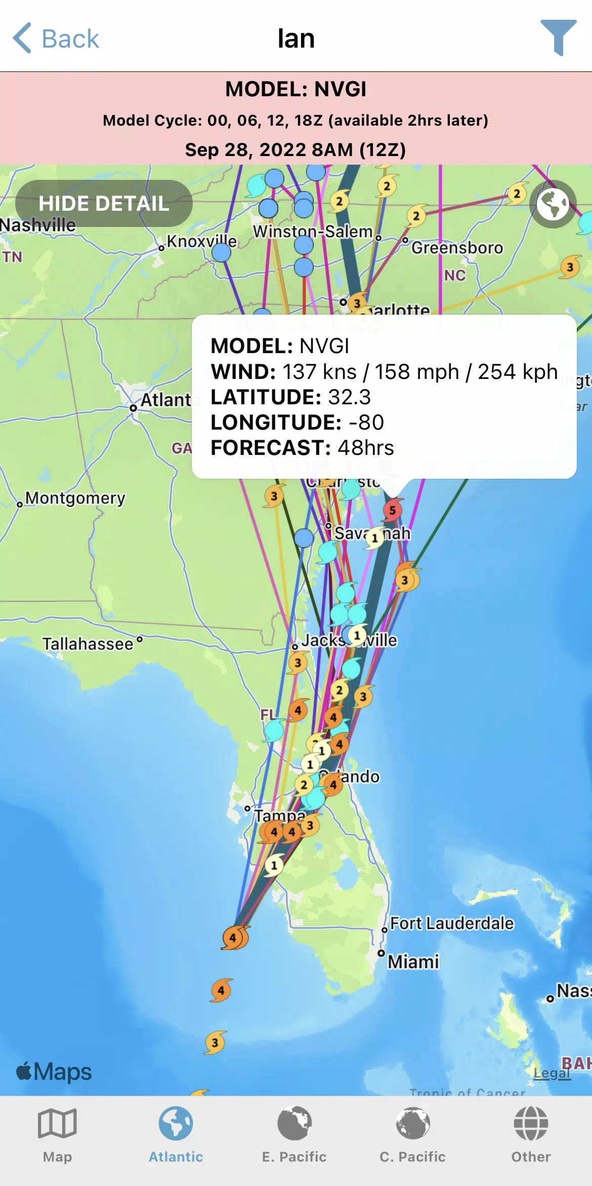 Tropical Hurricane Tracker स्क्रीनशॉट 4