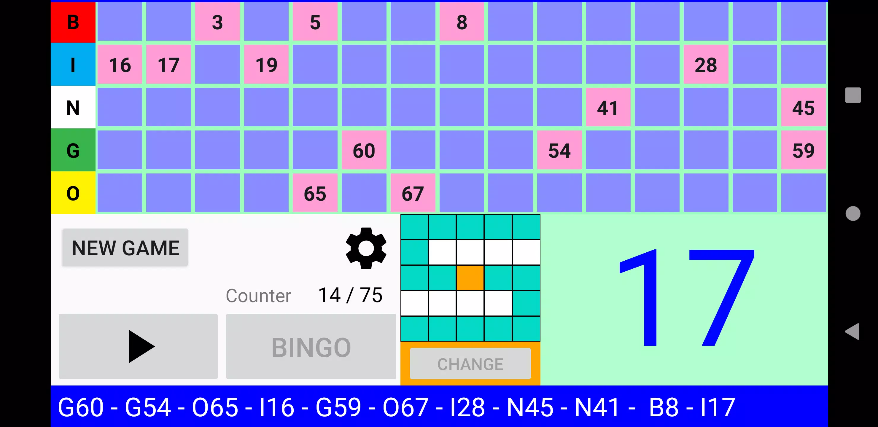 Bingo RS應用截圖第3張