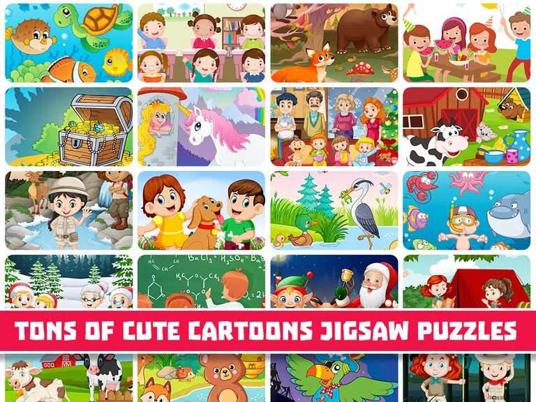 Princess Jigsaw Puzzles Kids Captura de tela 1