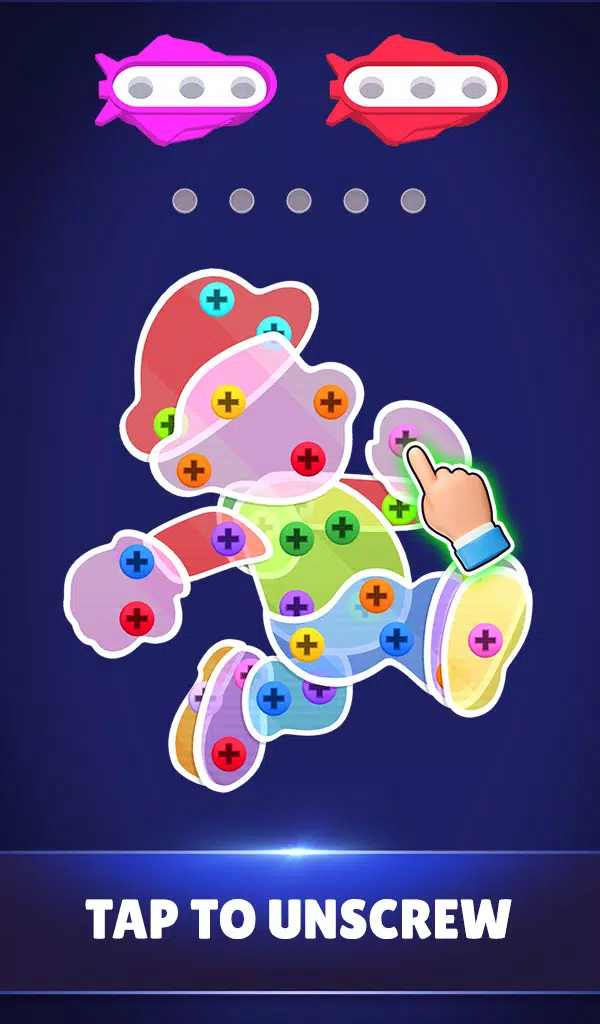 Screw Puzzle: 3D Nuts Jam スクリーンショット 1
