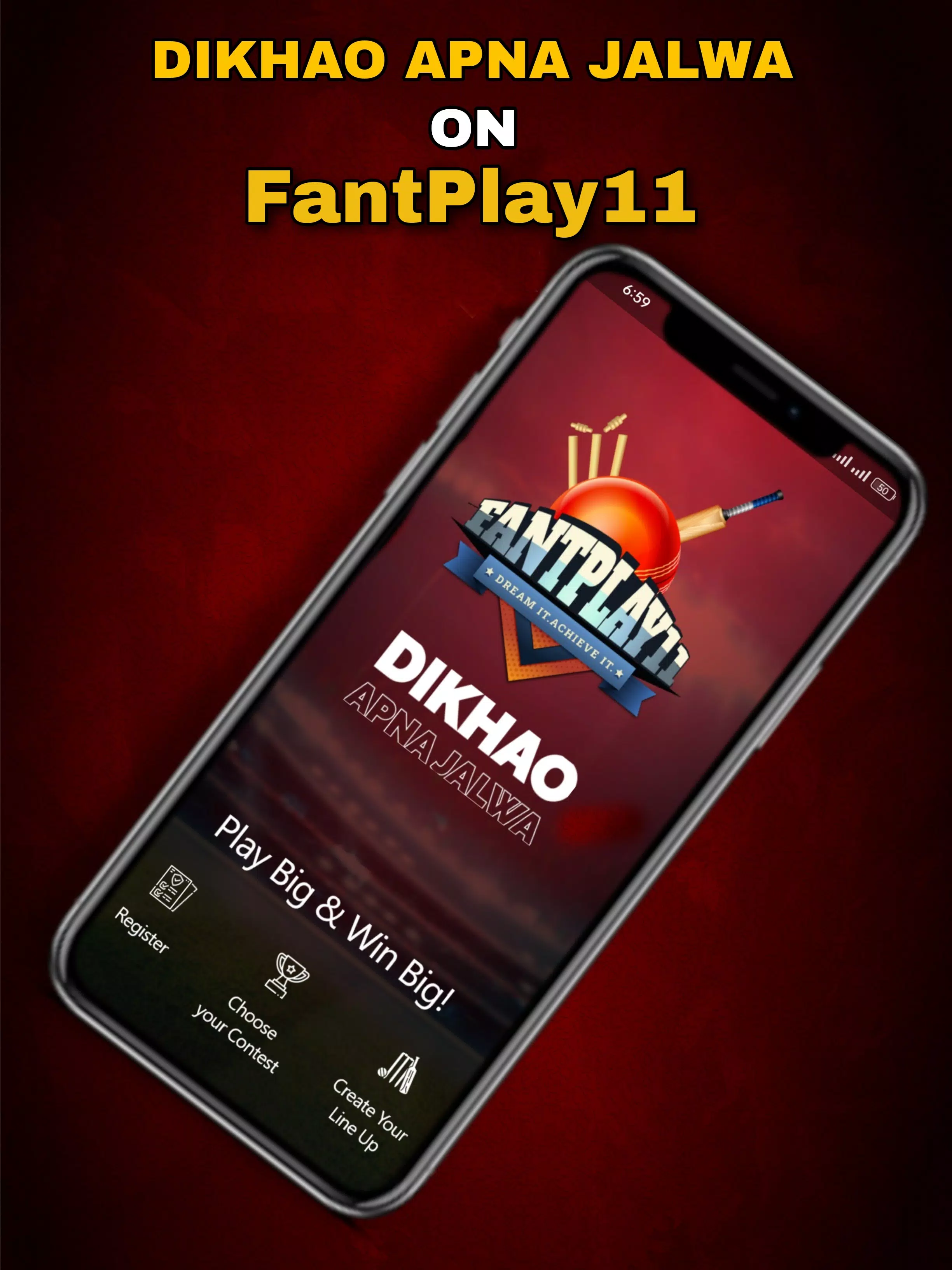 FantPlay11:Fantasy Cricket App Screenshot 1