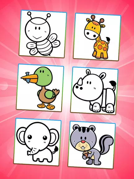Coloring Games: Color Animals应用截图第1张