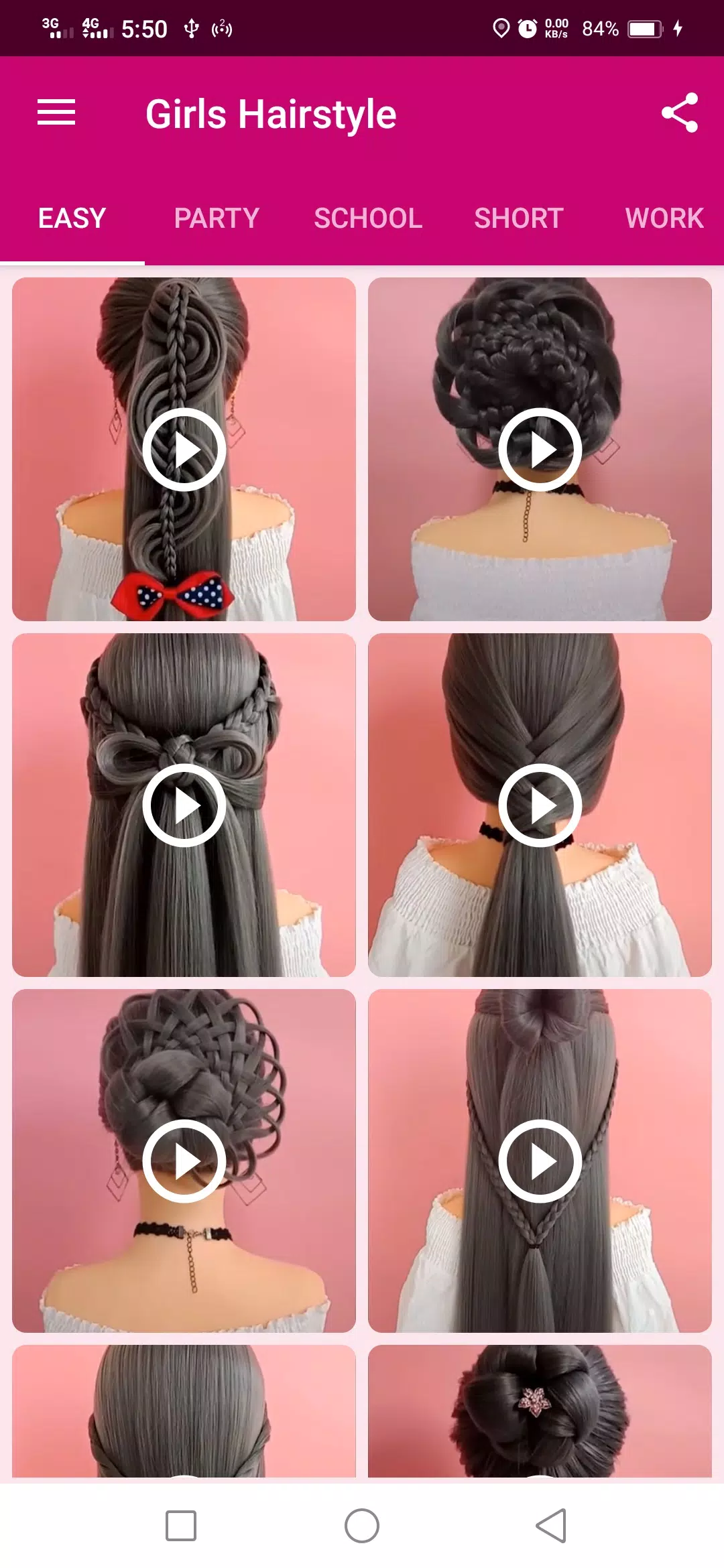 Girls Hairstyle スクリーンショット 1