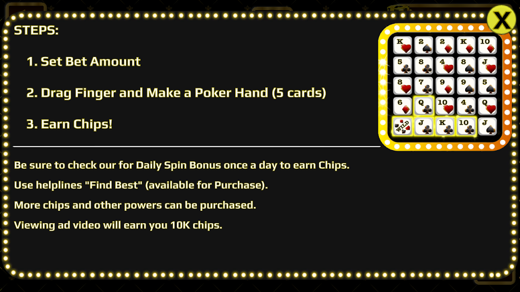Crazy Poker ™ - New Grid Poker Скриншот 1