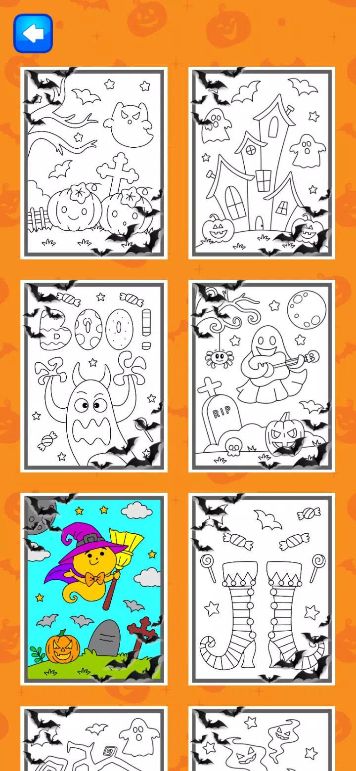 Halloween Coloring Game Capture d’écran 4
