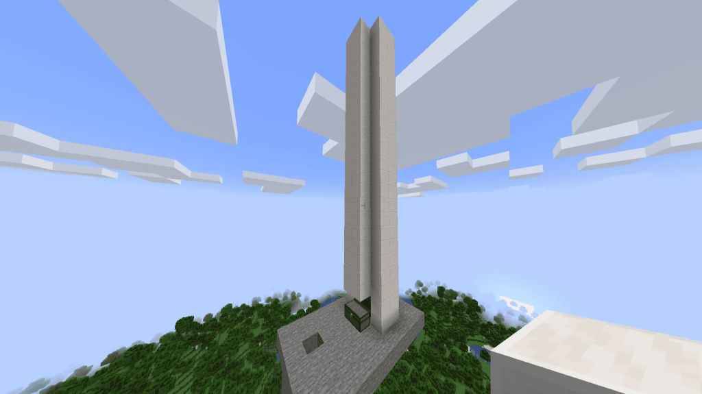 Minecraft में Mob Spawner के लिए 4x4 टॉवर