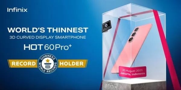 Infinix Hot 60 Pro+、世界最薄スマホで新記録を樹立