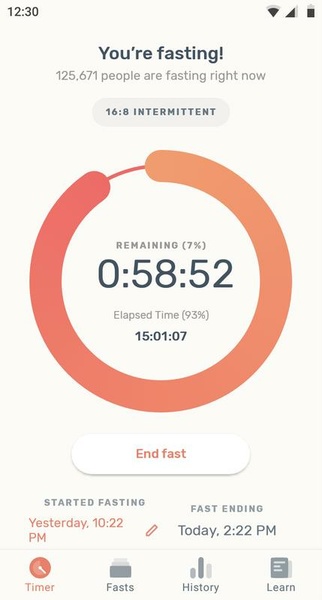 Zero - Fasting Tracker Capture d'écran 2