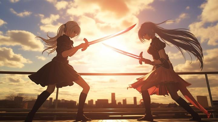 Anime High School Girl Fighter Captura de pantalla 3