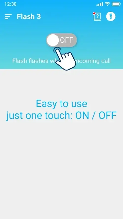 Flash Notification On Call (Flash Alerts 3) Скриншот 3