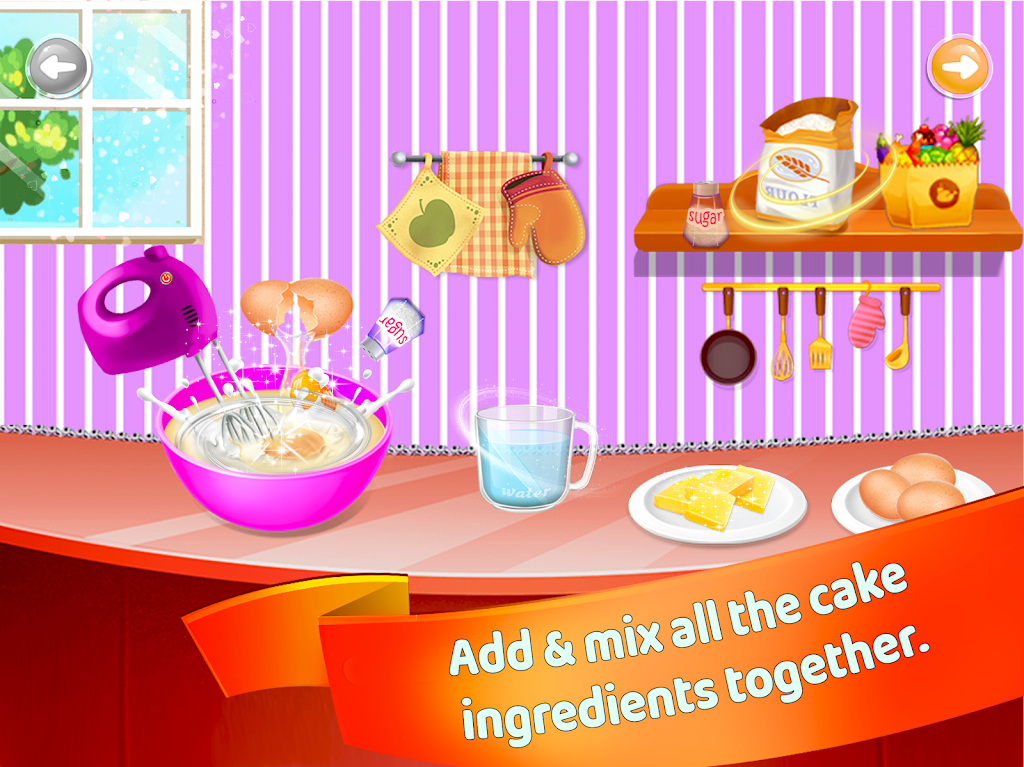 Cake Maker Cooking - Cake Game Captura de pantalla 1