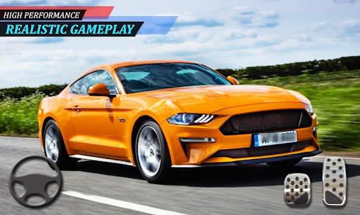 Mustang Car Simulator 3D Game スクリーンショット 1