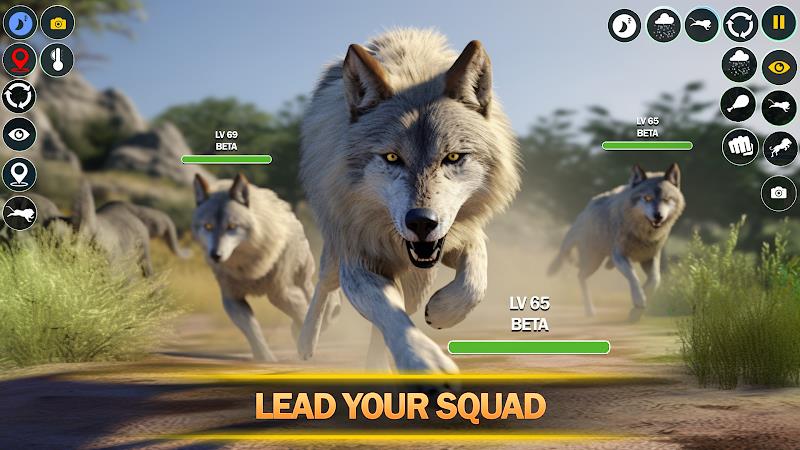 Wolf Simulator: Wild Wolf Game Captura de tela 1