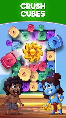 Krishna Crush: Tile Blast 스크린샷 1