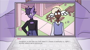 Full Ride! A College Dating Sim Screenshot 1