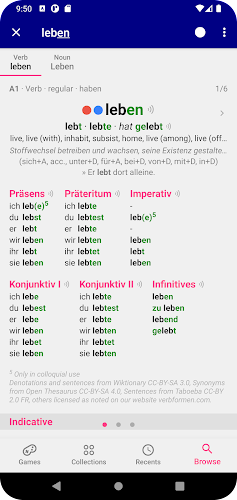 German Dictionary 스크린샷 1