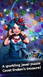 Jewel Kraken: Match 3 Blast Captura de pantalla 3