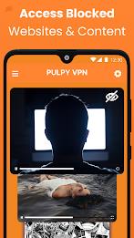 Pulpy VPN Unlimited VPN Proxy स्क्रीनशॉट 2