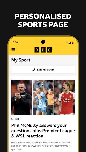 BBC Sport - News & Live Scores स्क्रीनशॉट 3