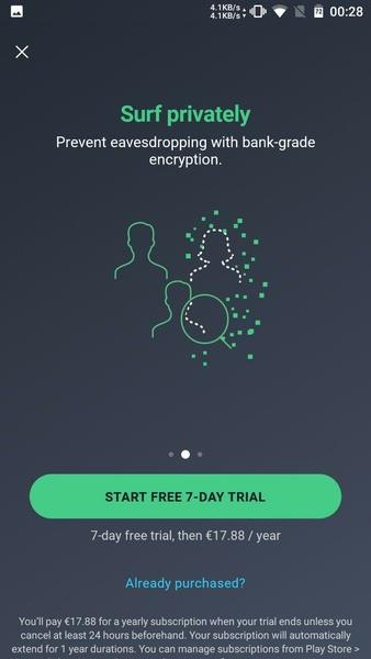 AVG Secure VPN Proxy & Privacy Screenshot 4