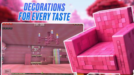 Kawaii Pink Minecraft Mod 2024 Capture d'écran 4