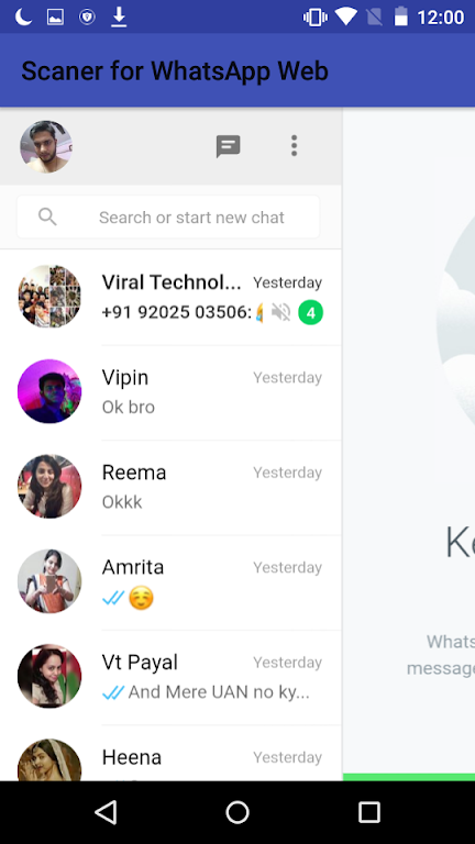 Scaner for WhatsApp Web स्क्रीनशॉट 2