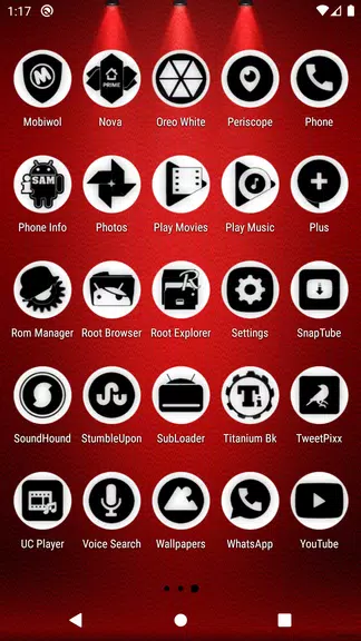 Oreo White Icon Pack P2應用截圖第4張
