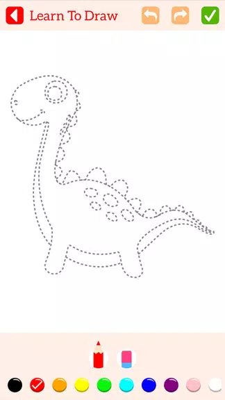 Learn To Draw Animals - Steps Capture d’écran 1