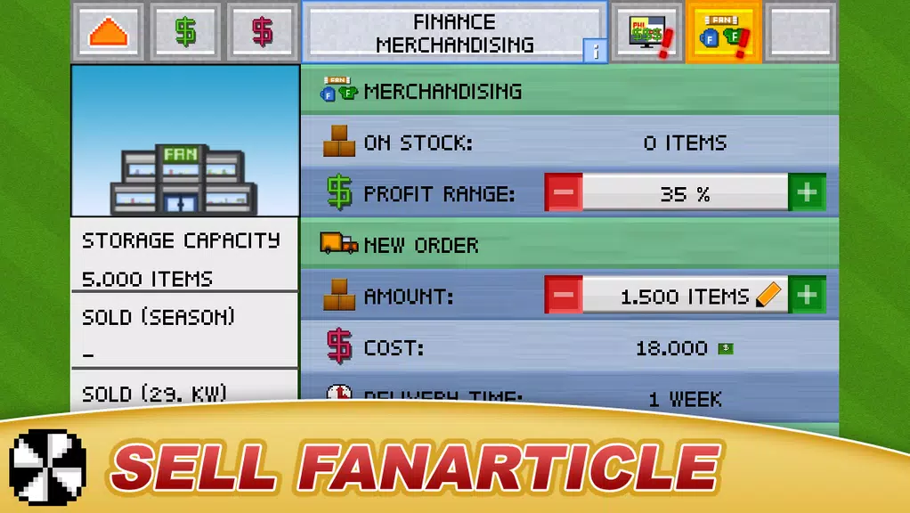 Soccer Pocket Manager Captura de pantalla 4
