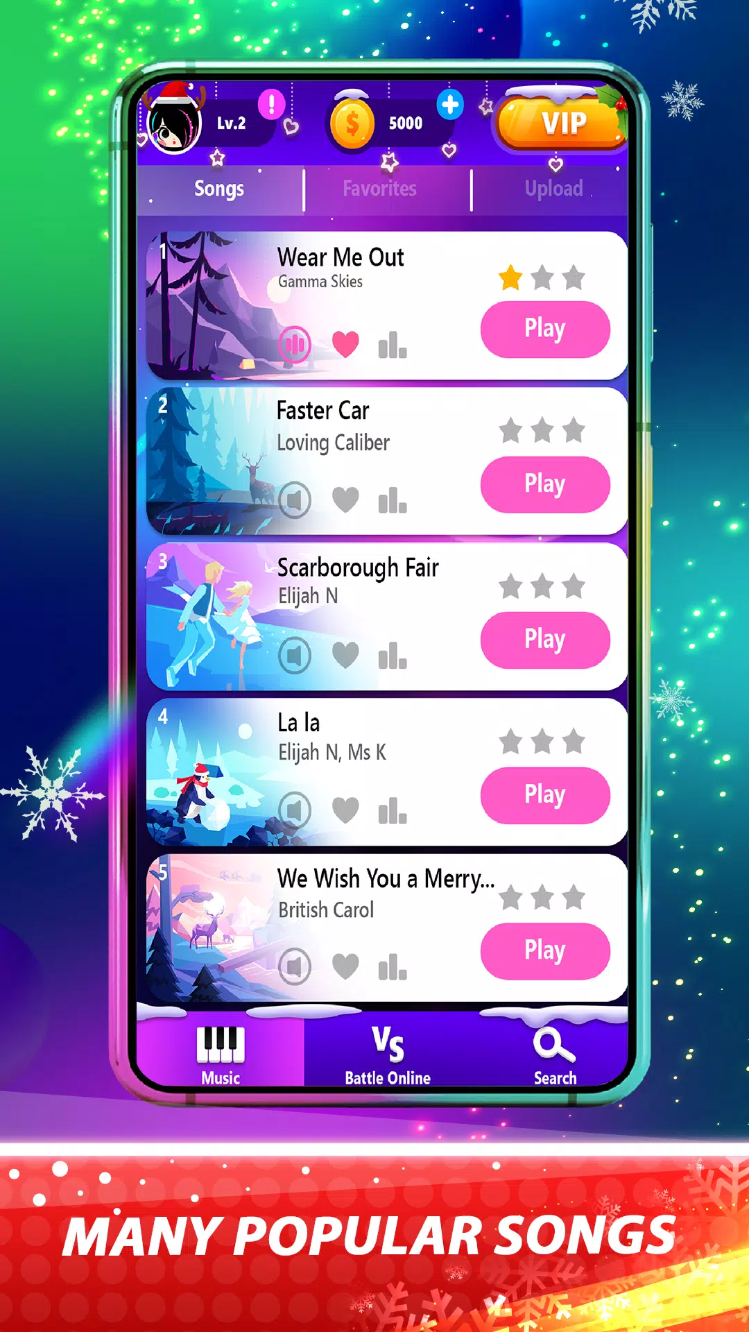 Color Tiles - Vocal Piano Game スクリーンショット 3