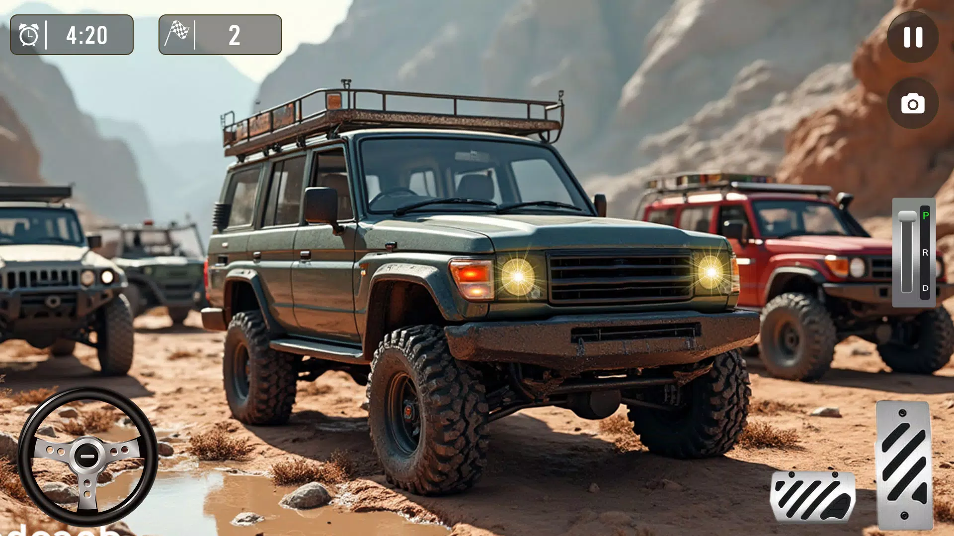 Toyota Land Cruiser Prado Game Captura de pantalla 2