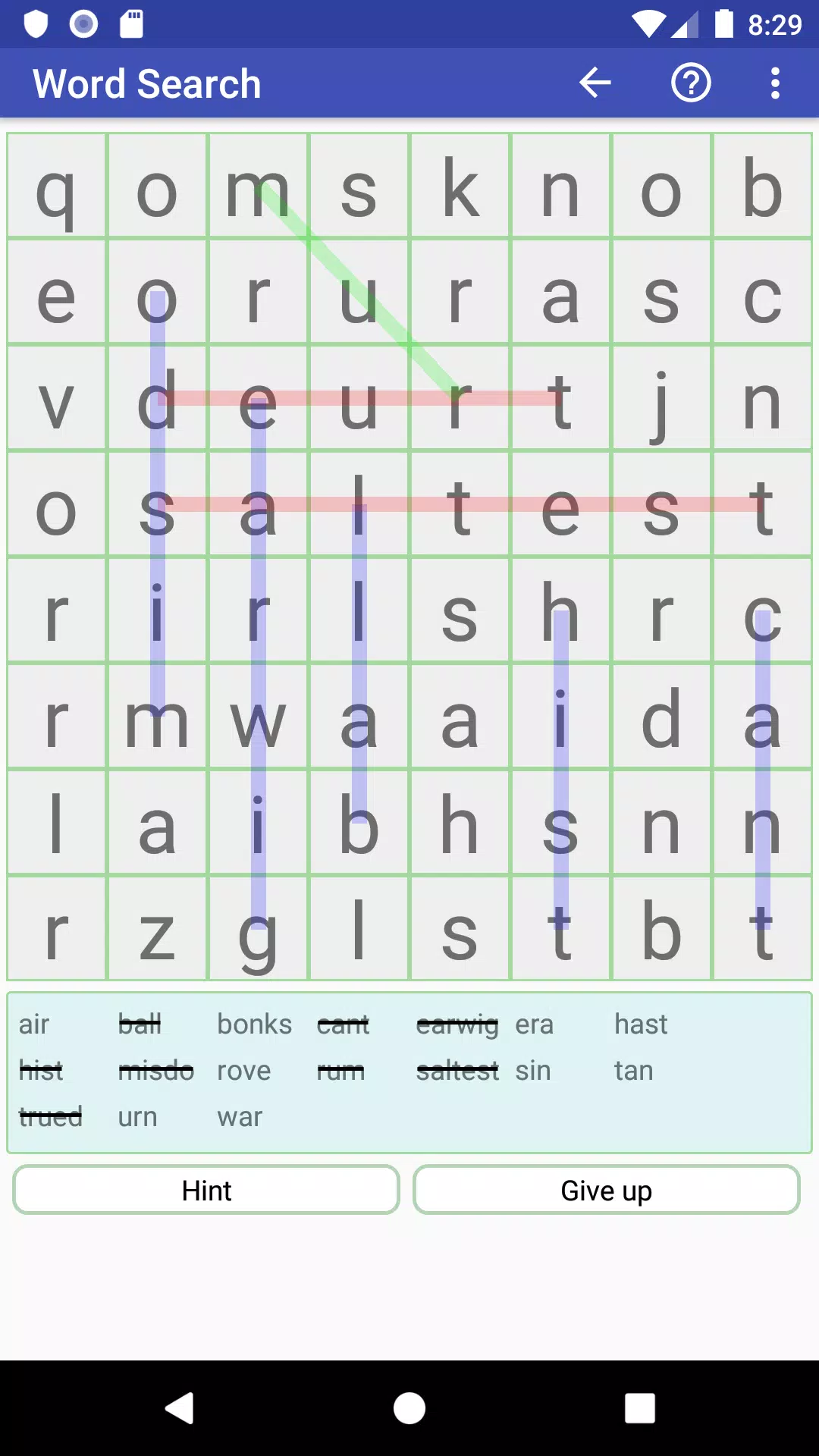 WGC Word Game Collection स्क्रीनशॉट 2