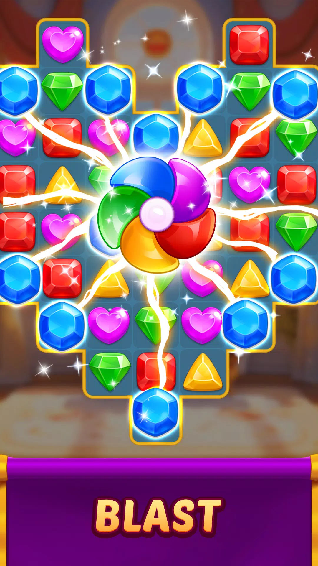 Jewel Match Dragon - No Wifi Captura de pantalla 3