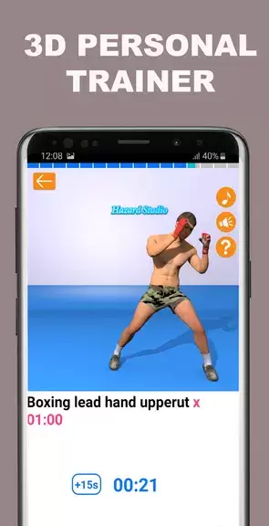 Kickboxing fitness Trainer Capture d’écran 4