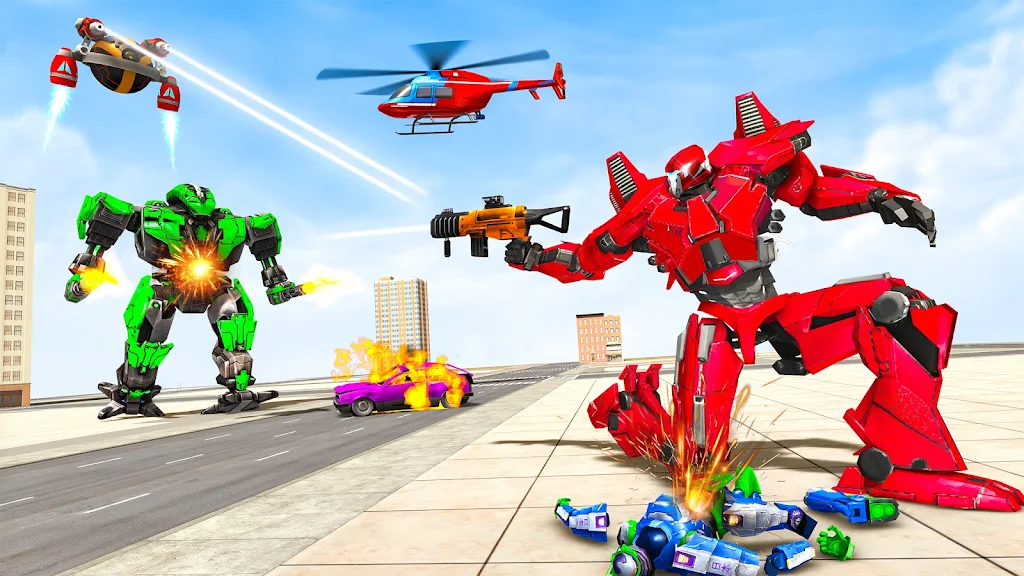 Spider Robot Games: Robot Car Captura de pantalla 1