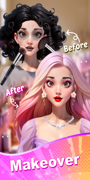 Sara's Secret: Merge&Makeover Скриншот 1